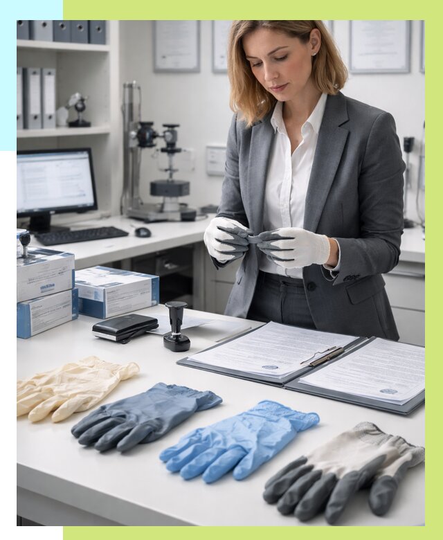 Сертификация перчаток в Азове от 8729 р. | Алешин-Азв