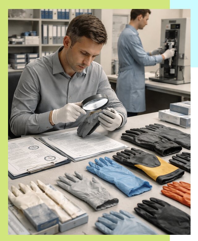 Сертификация перчаток и средств защиты продукции в Азове