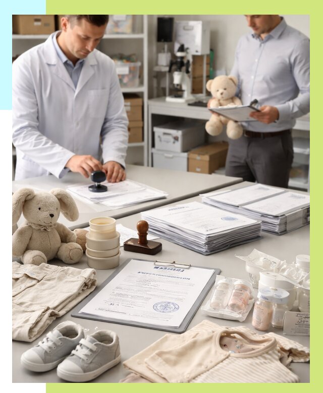 Сертификация детских товаров в Азове от 15404 р. | Алешин-Азв