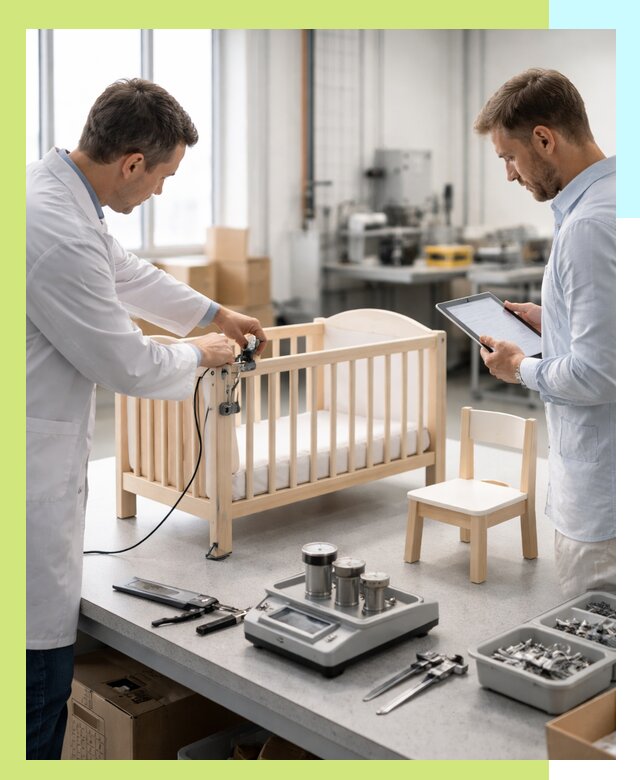 Сертификация детской мебели и проверка безопасности в Азове