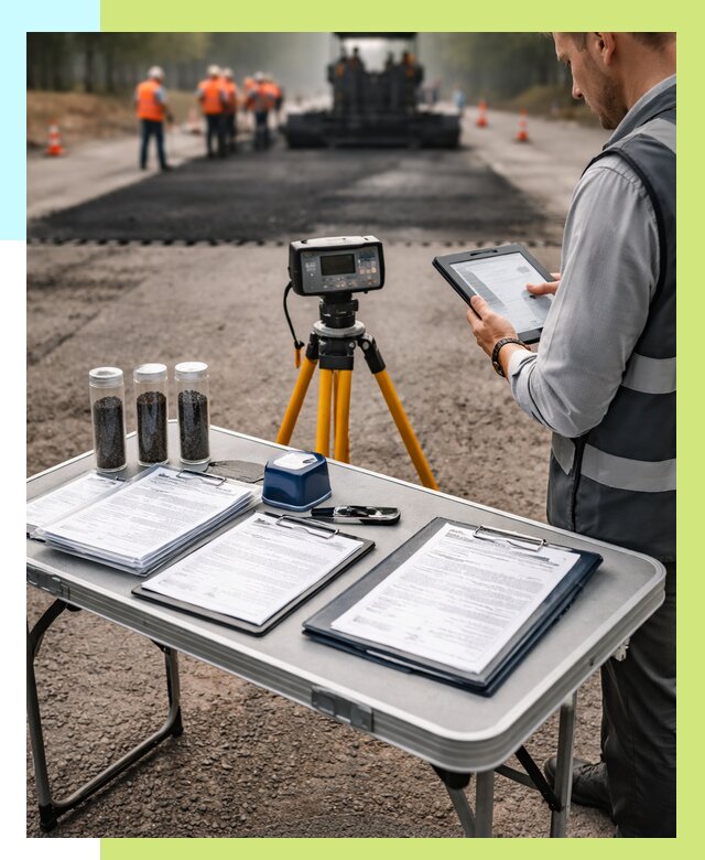 Сертификация асфальта в Азове от 25673 р. | Алешин-Азв