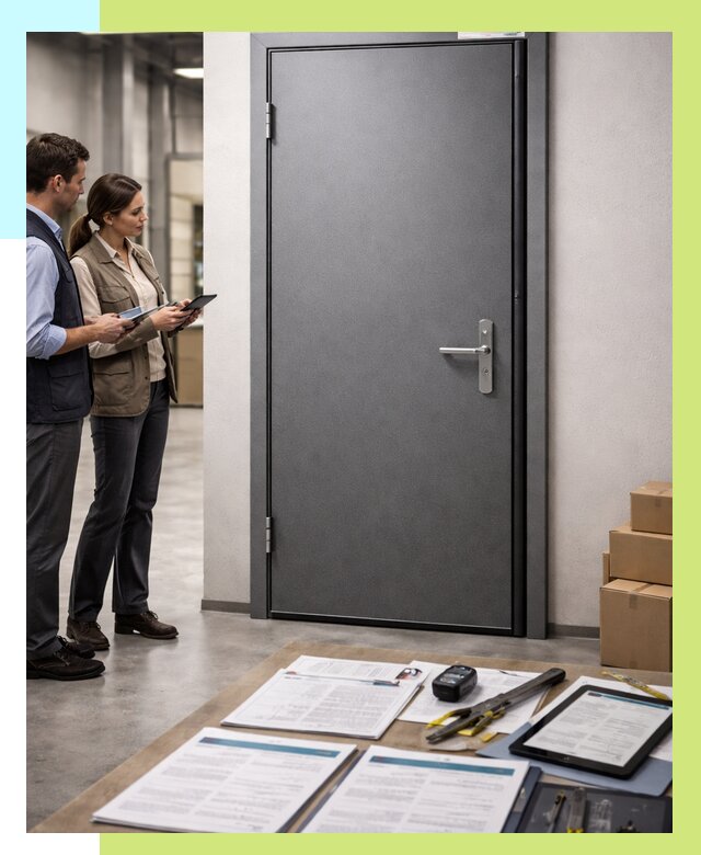 Сертификация противопожарных дверей в Азове от 9242 р. | Алешин-Азв