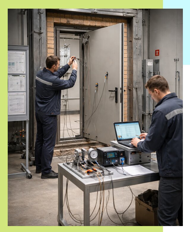 Сертификация противопожарных дверей в Азове по ГОСТ и ТР