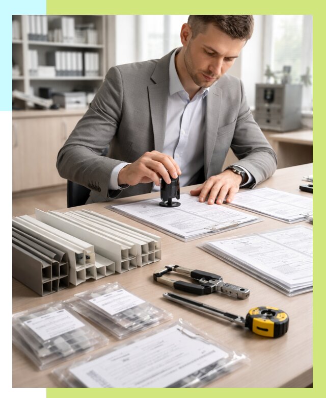 Сертификация ПВХ продукции в Азове от 8729 р., Алешин-Азв