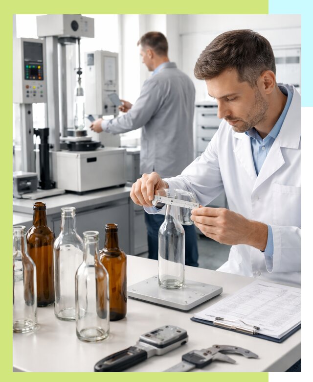 Сертификация стеклянных бутылок и сопутствующей упаковки в Азове