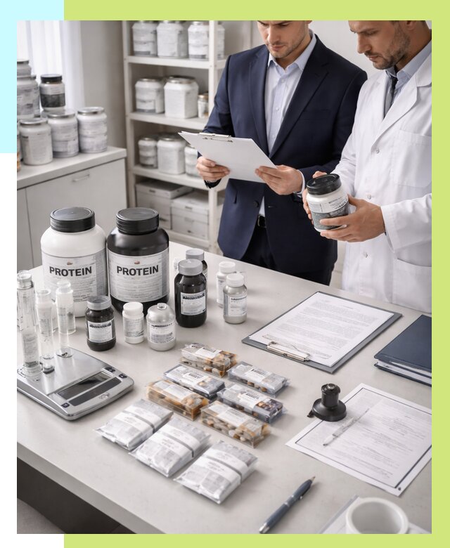 Сертификация спортивного питания в Азове от 15404 р., Алешин-Азв