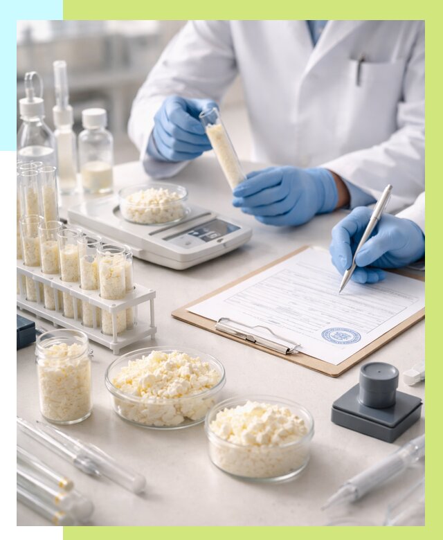 Сертификация творога в Азове от 12323 р. под ключ | Алешин-Азв
