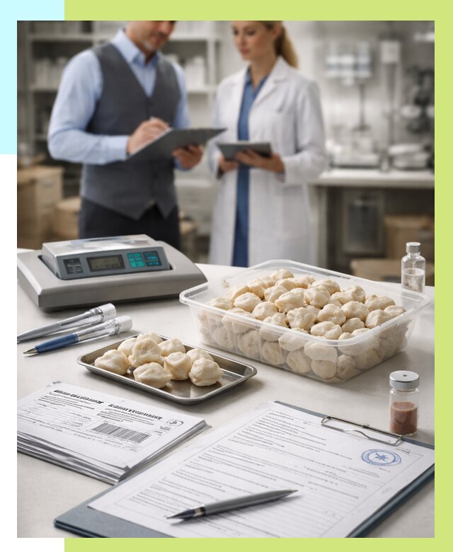 Сертификация пельменей в Азове от 15404 р. срочно | Алешин-Азв