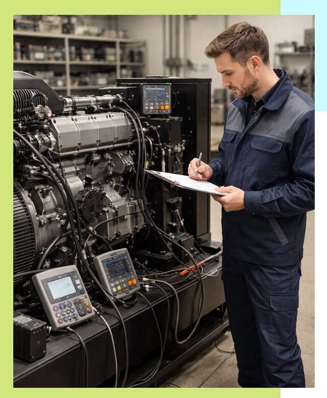 Сертификация дизельных генераторов и их оборудования в Азове
