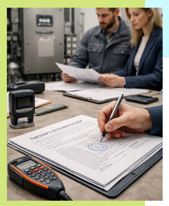 Оформление паспорта эксплуатации оборудования в Азове