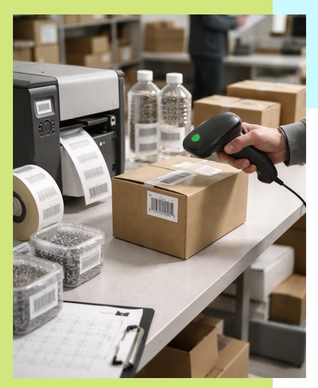 Штрихкодирование продукции и маркировка для продажи в Азове