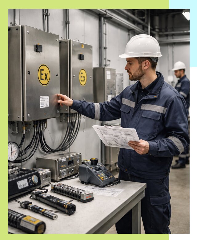 Сертификат взрывозащиты промышленного оборудования в Азове