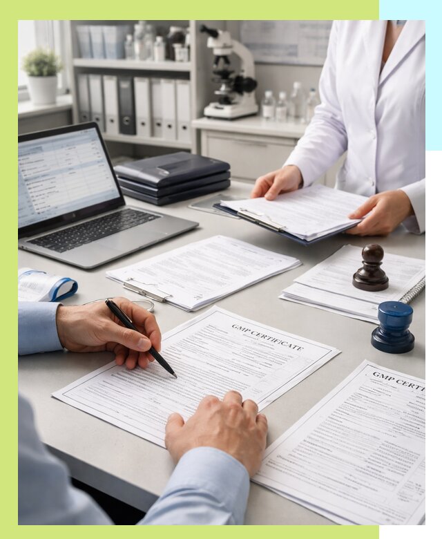 Оформление сертификата GMP в Азове для фармпроизводства