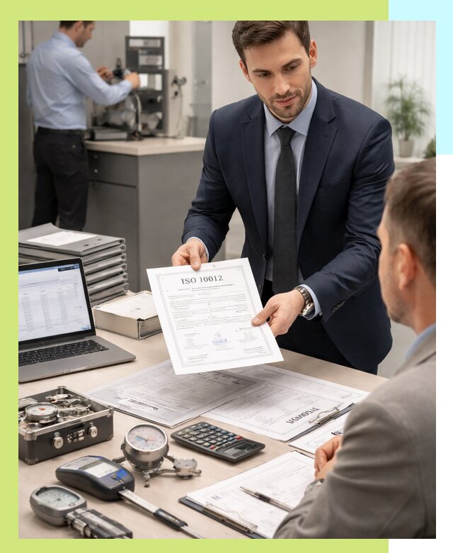 Выдача сертификата ISO 10012 по требованиям метрологии в Азове