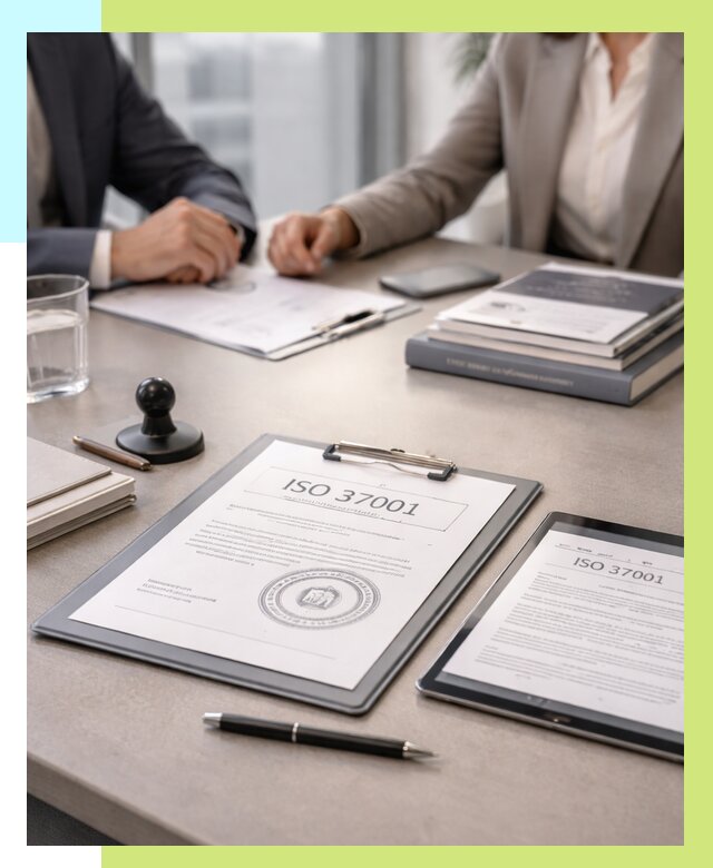 Сертификат ISO 37001 в Азове оформить от 123228 р. Алешин-Азв