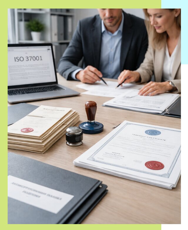 Получение сертификата ISO 37001 по системе борьбы с коррупцией в Азове
