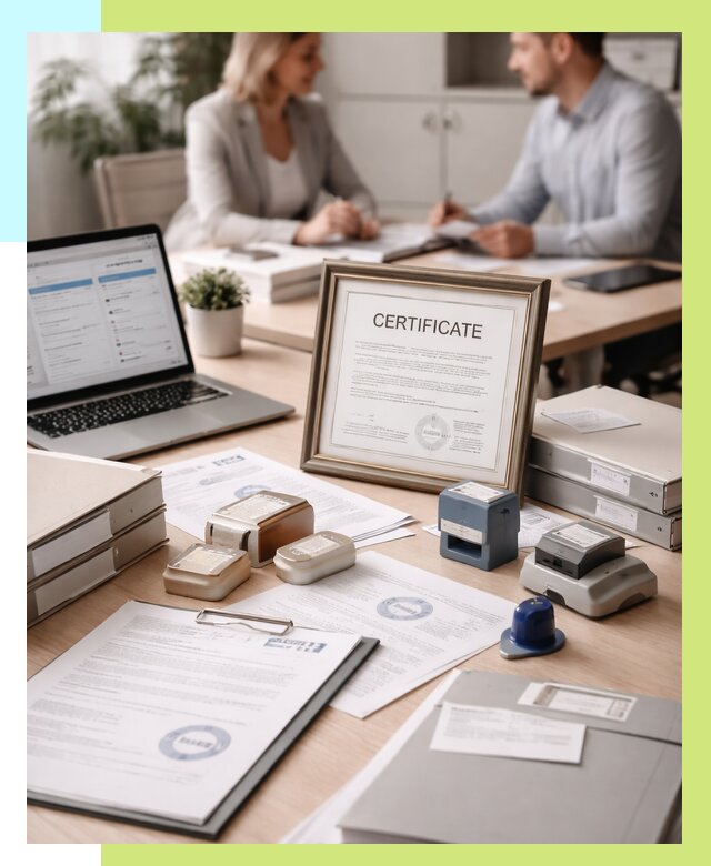 Сертификация компании в Азове от 46211 р. | Алешин-Азв — заказ